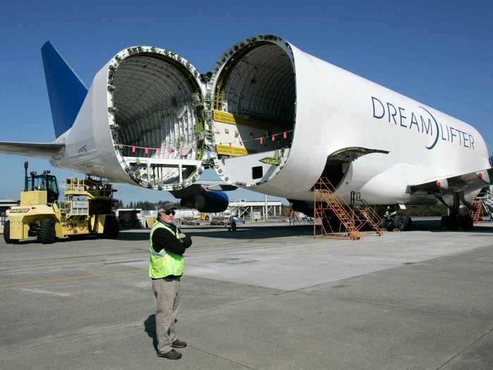 Boeing donated three of the oversized cargo planes intended to fly COVID-19 related supply missions with President Donald Trump making the announcement on March 27.