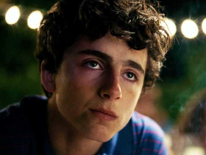 The actor received an Oscar nomination for playing Elio Perlman in 2017