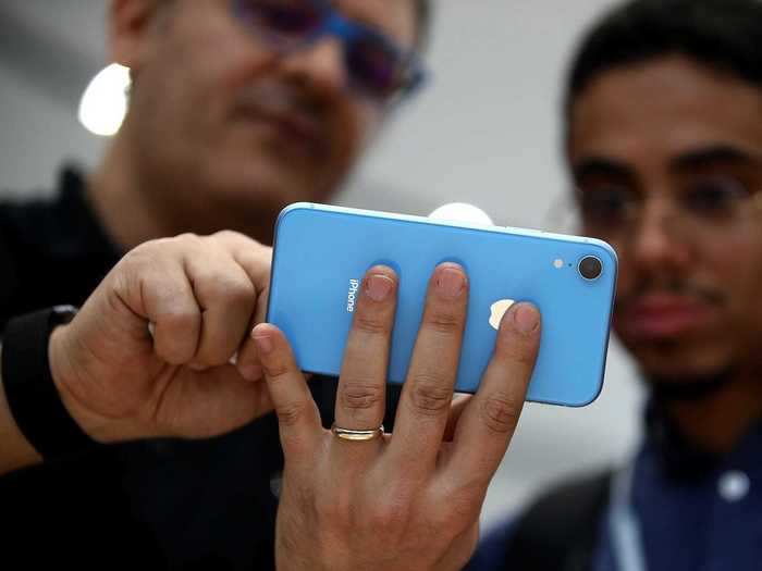 The iPhone XR is the only iPhone that comes in blue, which isn