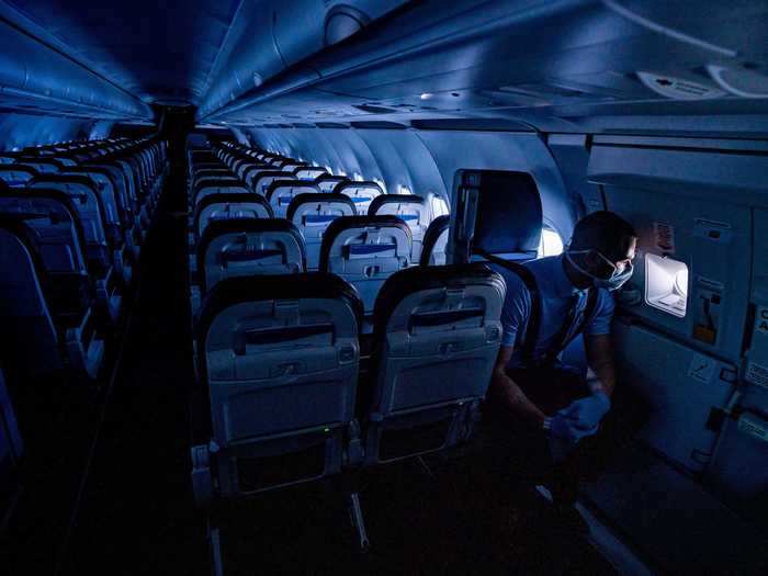 Her photographs evoke somber emotions. The flight attendant described her passengers stepping onto the plane and "holding the weight of the world."
