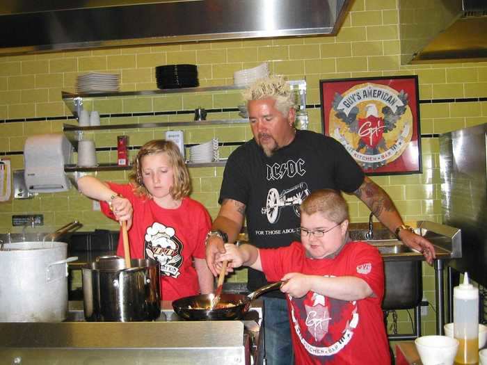 Fieri invites Make-A-Wish families to every taping of "Triple D."