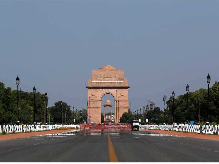 AFTER: According to Reuters, New Delhi is currently experiencing "the longest spell of clean air on record."