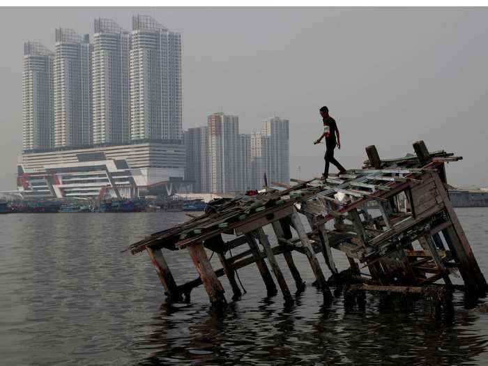 BEFORE: Some days, Jakarta ranks as the world