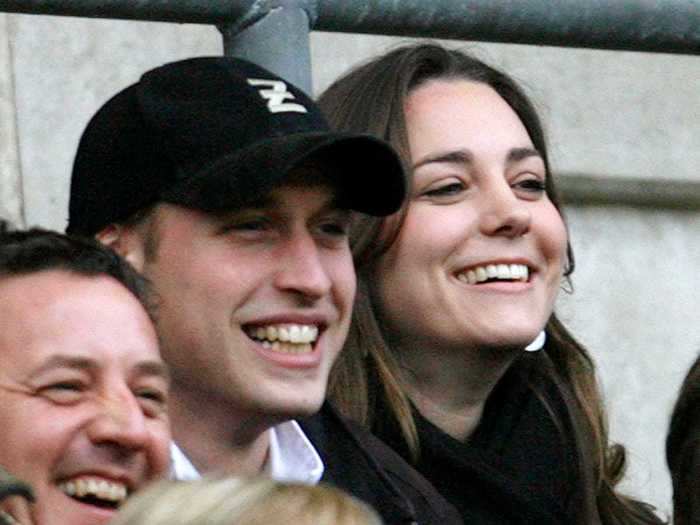 2007: The couple split in April 2007, but only after being pictured at a Twickenham rugby match together in February. By June that year, there were reports the pair were dating again.