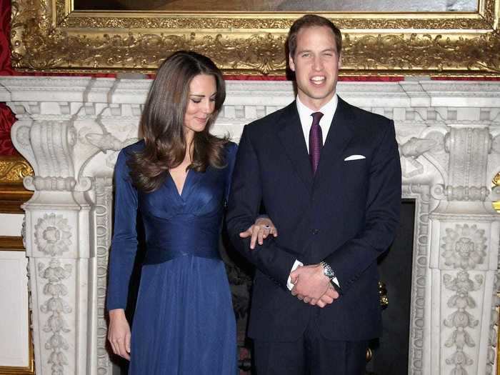 2010: William proposed while the pair were on holiday in Kenya in 2010. It was announced a month later by Clarence House, when images of the couple were beamed around the world.