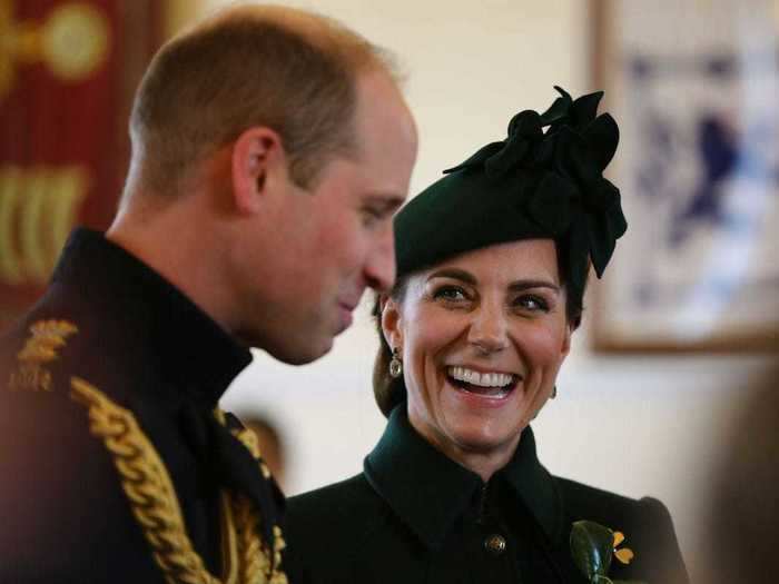 2019: They looked happier than ever at a parade for St Patrick