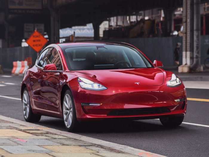 1.) First up, the champ! The Tesla Model 3 is currently the best all-electric vehicle that human money can buy on planet Earth.