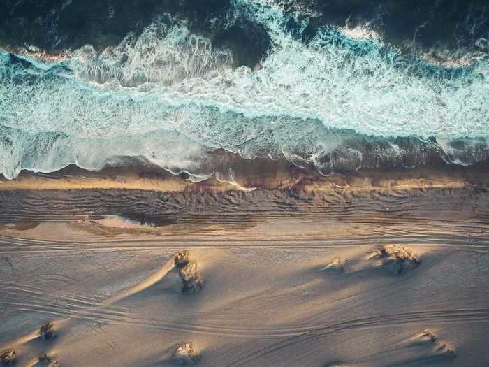 The Skeleton Coast in Namibia, Africa, has a haunting beauty.