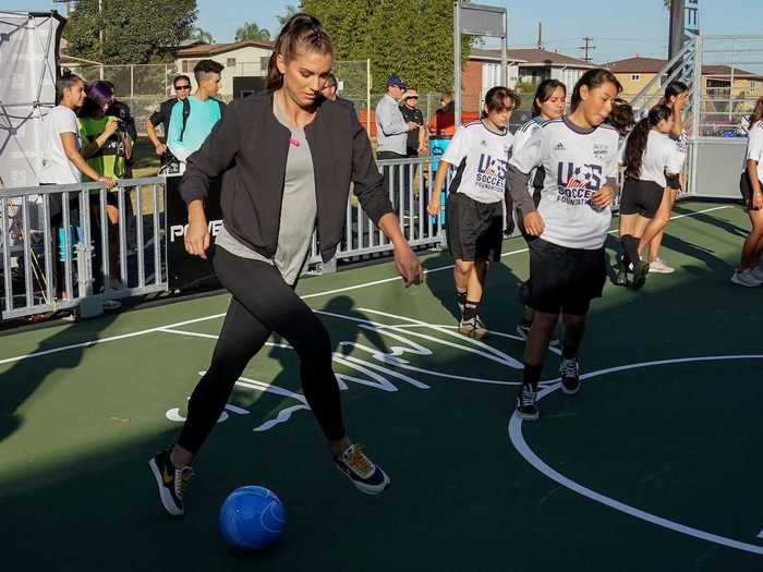 Before the Tokyo Olympics were postponed, Morgan was adamant that she would be ready to hit the field and compete for the USWNT just three months after giving birth.