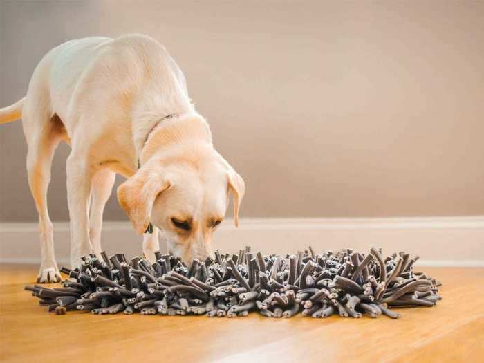 A snuffle mat that