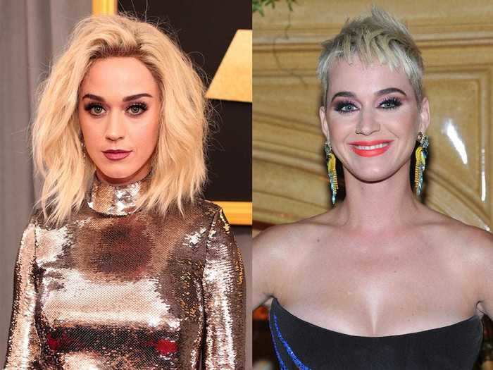 Katy Perry had a big chop that totally changed the way she looks.