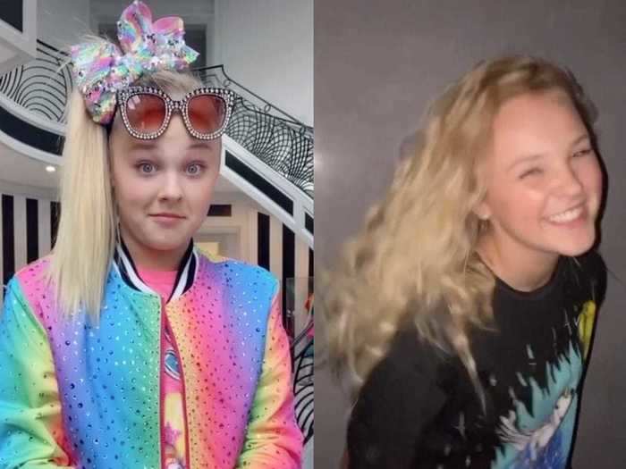 Known for her long ponytail and hair bows, JoJo Siwa occasionally rocks her natural waves.