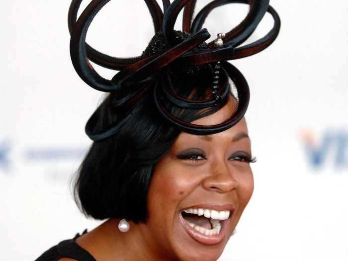 Actress Tischina Arnold selected a structured design to wear to the event in 2008.