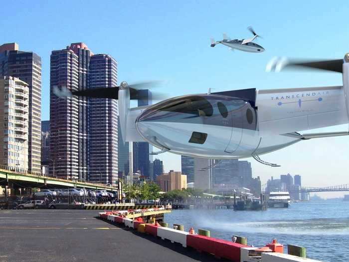 The feature allows the VTOL to easily get in and get out of a major city and the congested airspace that typically surrounds it. Many large cities