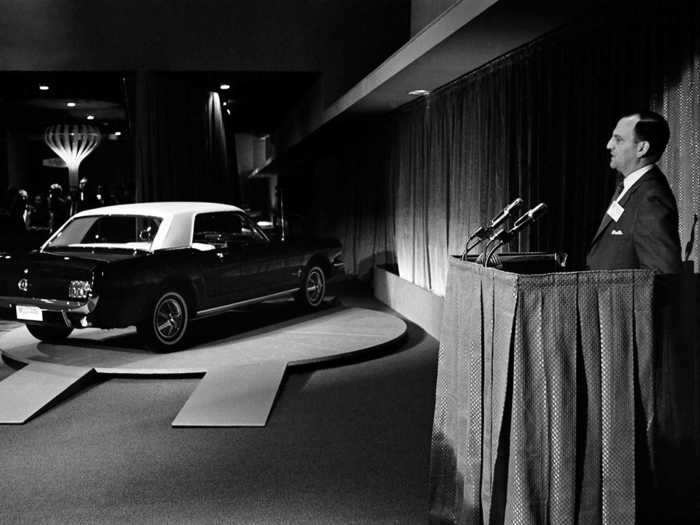 On April 17, 1964, Henry Ford II officially unveiled the Ford Mustang at the World