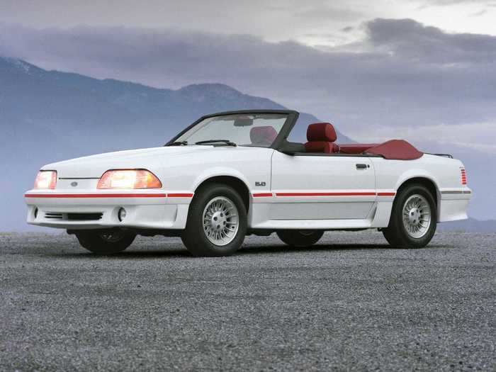 The generation of the Fox-body Mustang came between 1979 and 1993. This one is pretty polarizing among Mustang enthusiasts, too.