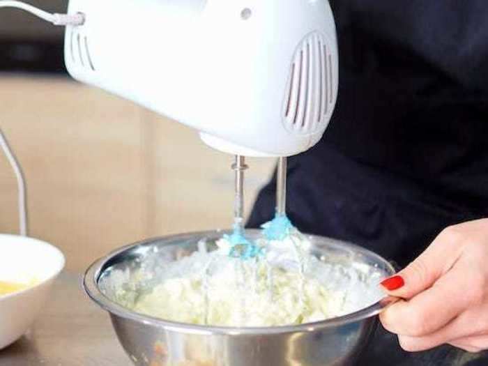 Place a towel under your mixing bowl to keep it steady.