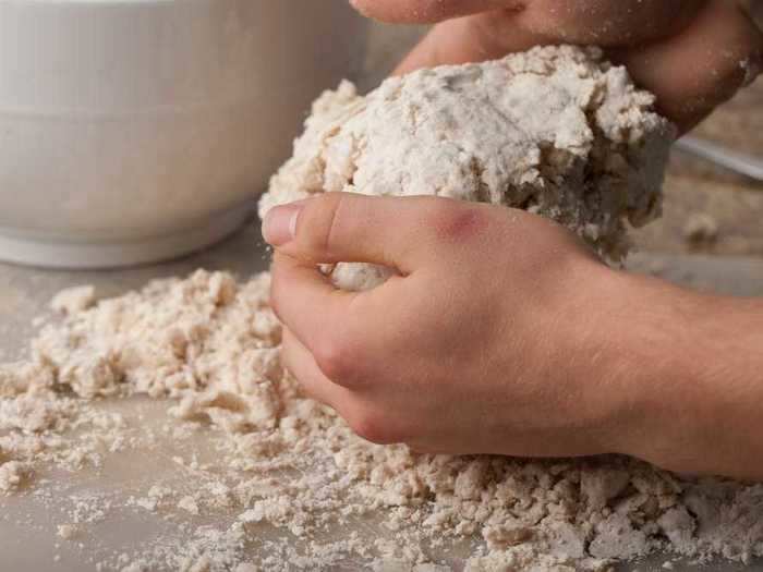 Ice your countertops before you start rolling out pie dough.