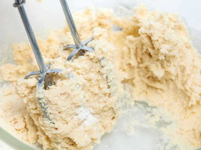 Keep sugar-cookie dough in the freezer between batches.