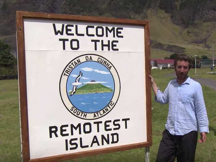 Being the remotest settled island in the world is Tristan