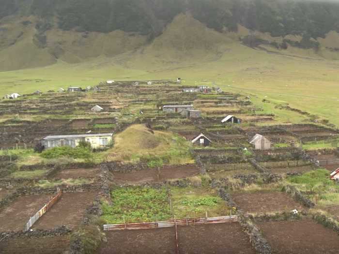 Edinburgh of the Seven Seas is a rural settlement, which sustains itself by growing mainly potatoes on patches of land about a mile away from the town.