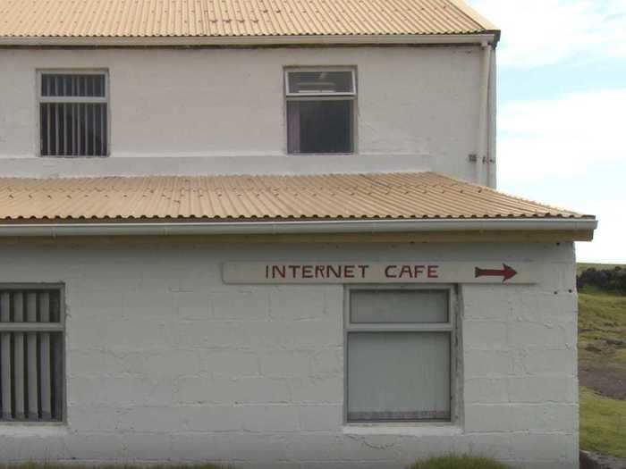 ... an internet cafe, since WiFi isn