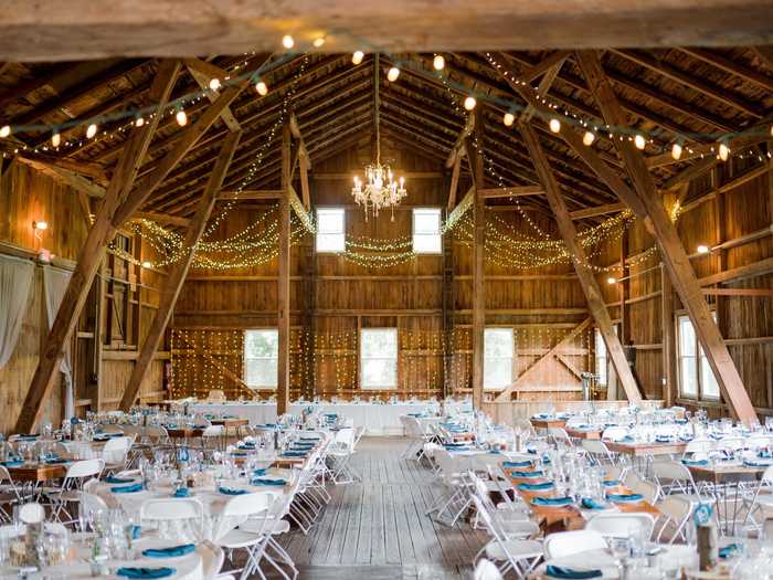 Large barns can often accommodate more guests than some banquet halls — and have much more charm.