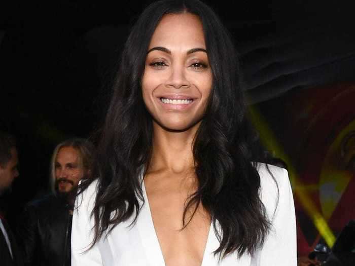 Zoe Saldana said that being home with her kids made her appreciate work.