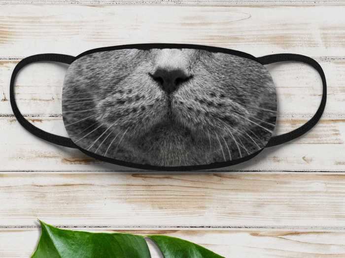 Cat face mask by Bakernauts