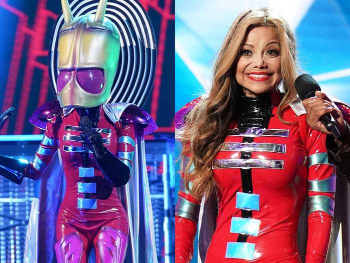 La Toya Jackson was revealed as the Alien.