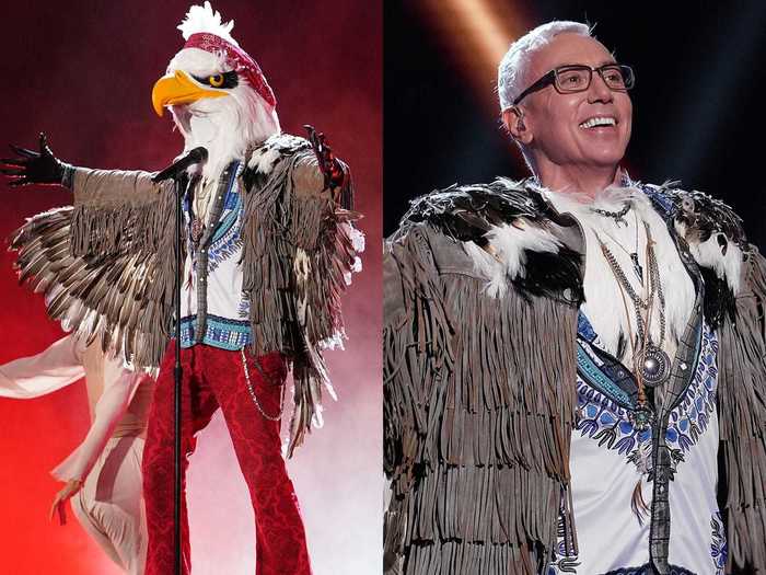 Star of "Celebrity Rehab with Dr. Drew," Drew Pinsky, was revealed to be the Eagle.