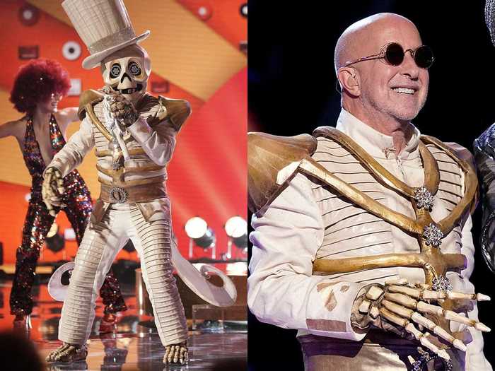 Paul Shaffer was the Skeleton.