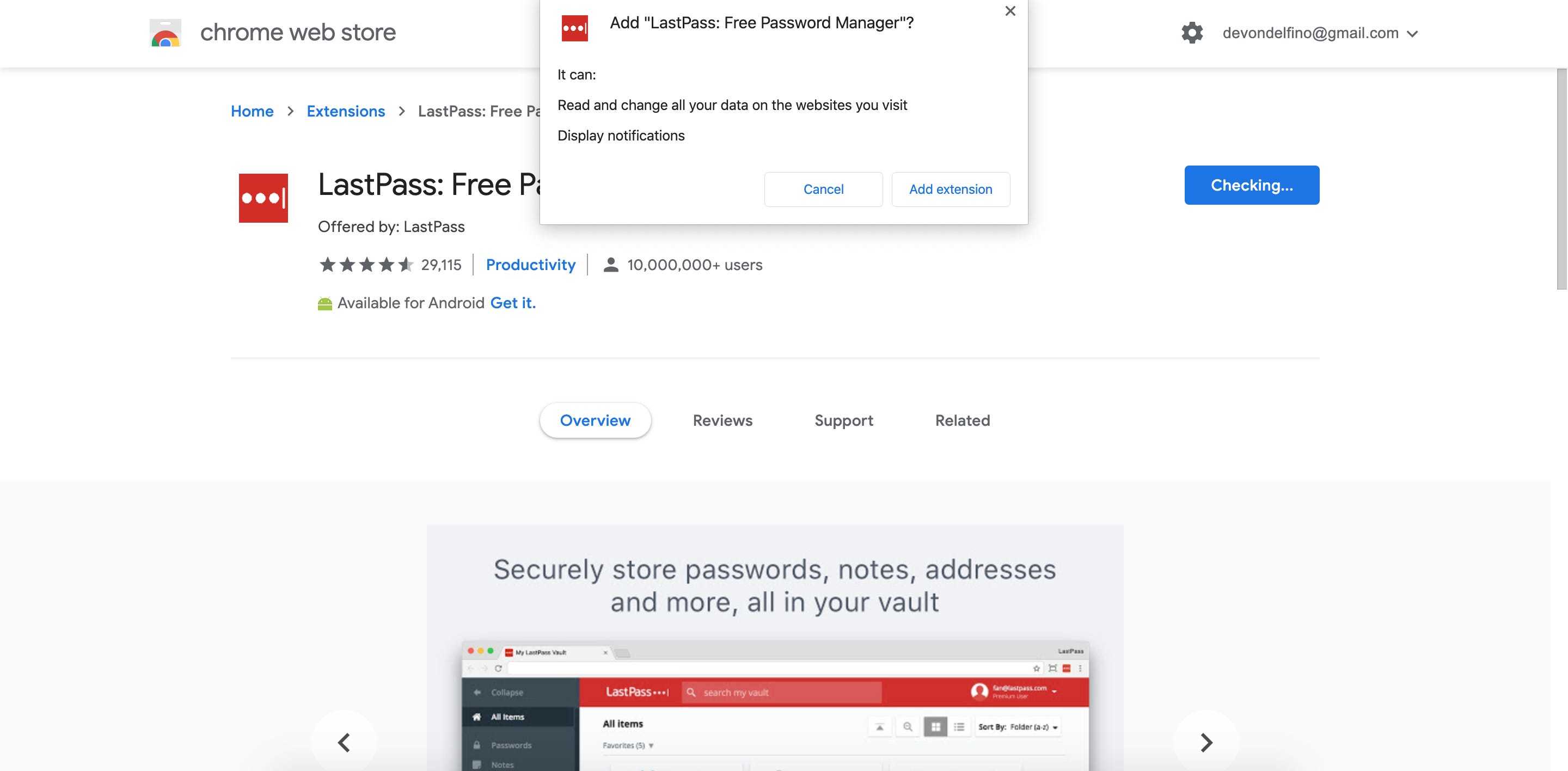 How to add Lastpass to Chrome 3