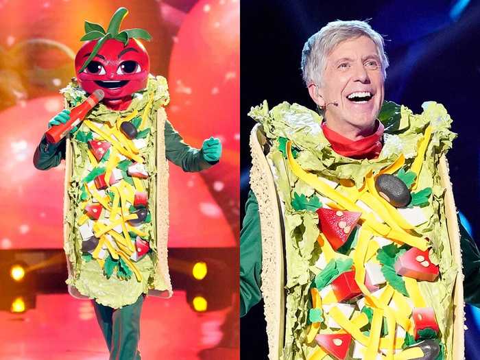 Tom Bergeron was unmasked as the Taco.