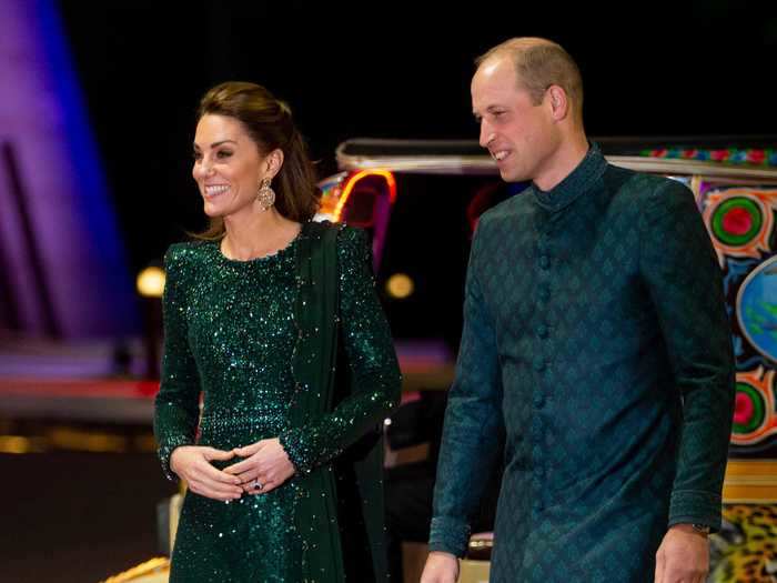 In 2019, Kate Middleton and Prince William made history as the first British royal couple to wear matching traditional outfits in Pakistan.