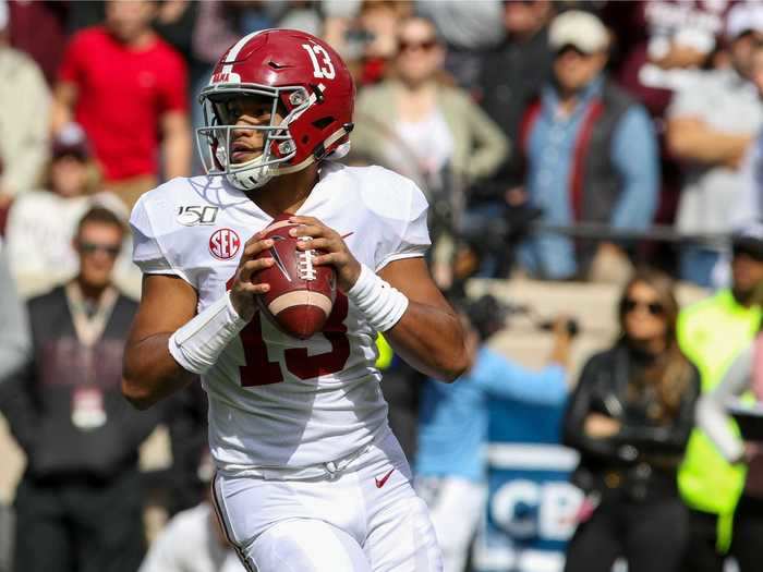 Tua Tagovailoa will be the second quarterback off the board ($200 to win $100)