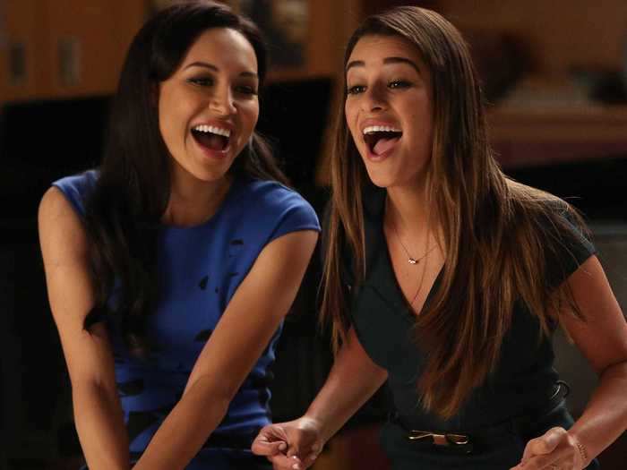 On-screen besties Naya Rivera and Lea Michele famously did not get along on the set of "Glee."