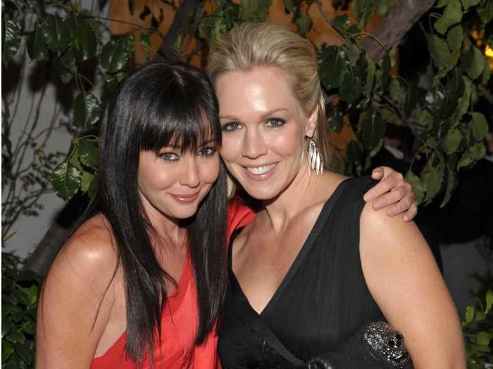 Shannen Doherty and Jennie Garth were often at odds on the set of "Beverly Hills, 90210."