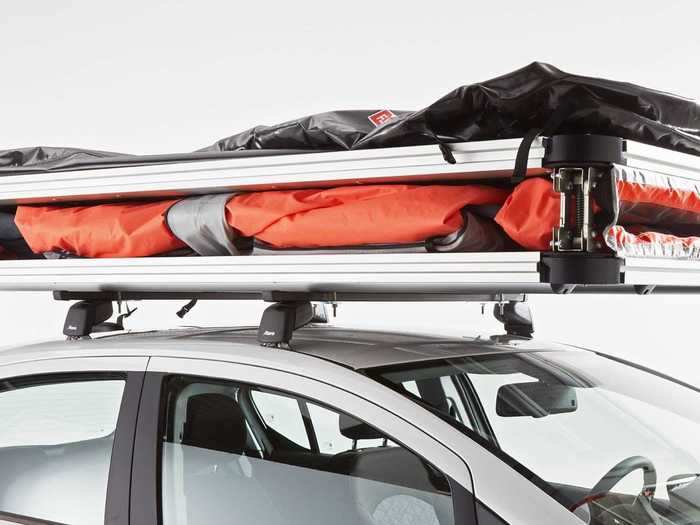 The XL Rooftop Tent can fit on any car that has a roof rack load of at least 132 pounds.