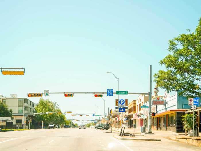 South Congress was similar. This street is a popular daytime tourist attraction full of odd shops and restaurants.