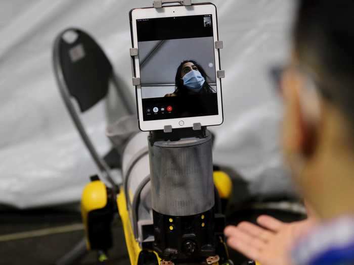 Boston Dynamics is making the software and hardware designs for this telemedicine robot open source, so other manufacturers can apply them.