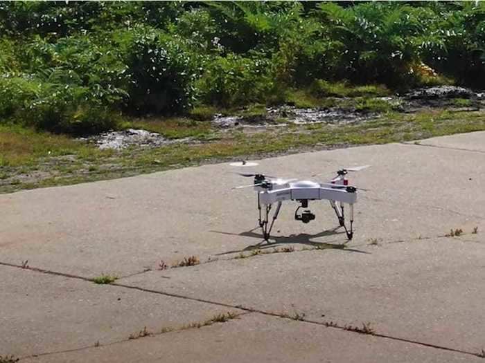 The drones blasted messages about services and how to access help related to coronavirus in Spanish and English, according to the Financial Times.