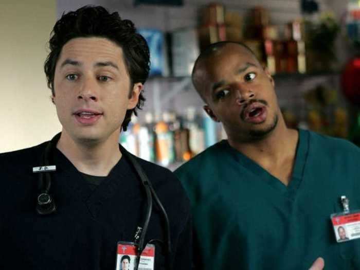 Zach Braff and Donald Faison recap the popular medical comedy "Scrubs" on their podcast "Fake Doctors, Real Friends."