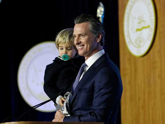 Newsom ran for governor positioning himself as the antithesis to President Trump, pledging to support initiatives ranging from healthcare to affordable housing and public education.