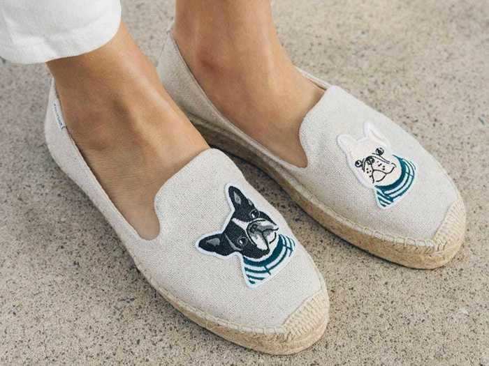 A pair of espadrilles