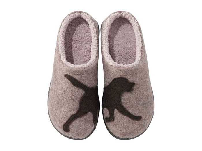 Cozy fleece-lined slippers