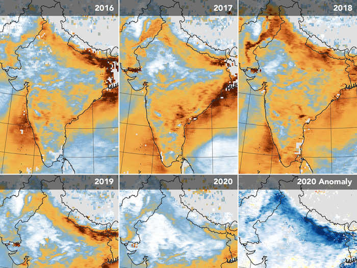 The anomaly — air pollution in North India is at a 20-year low