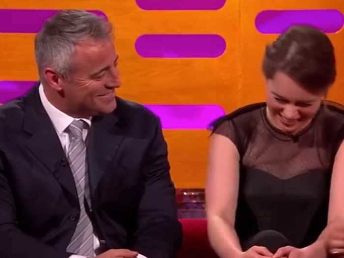 Matt LeBlanc had Emilia Clarke blushing.