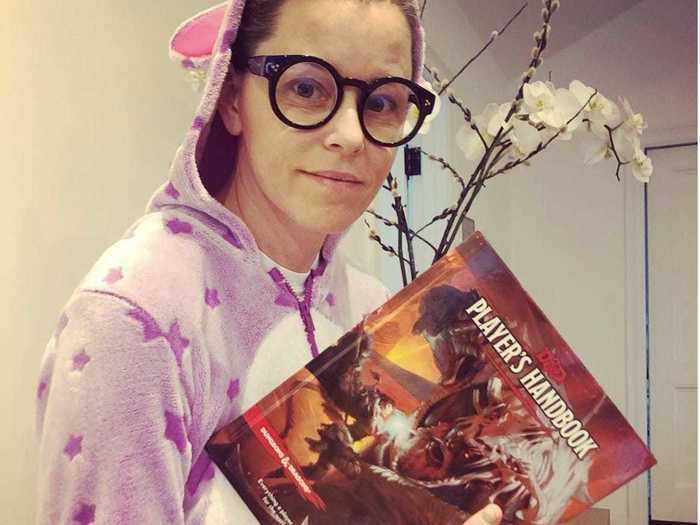 Elizabeth Banks used the downtime to try out Dungeons and Dragons.