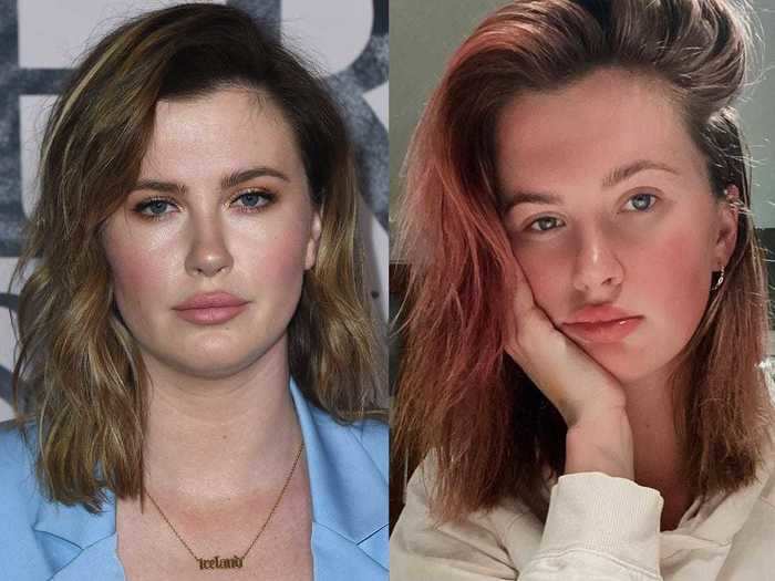 Ireland Baldwin later experimented with box dye of the same color.